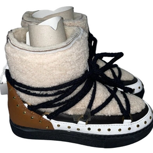 INUIKII Women's Curly Winter Rock Boots